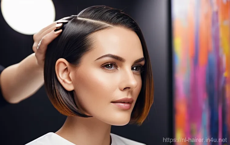 헤어디자이너 실기시험 팁 - **Prompt:** A friendly, knowledgeable male hairdresser, aged early 30s, with a well-groomed beard an...