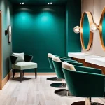 Home 17 헤어디자이너 미용실 인테리어 - **Inviting Salon: Comfort and Style Haven**
"A meticulously designed hair salon interior radiati...