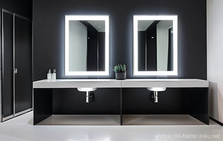 헤어디자이너 미용실 인테리어 - **Sustainable Salon: Natural Elegance and Green Design**
    "An eco-conscious and serene hair salon...